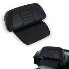 Backrest Pad, Stitching Backrest Cushion Pad for Harley Glide Road King Touring