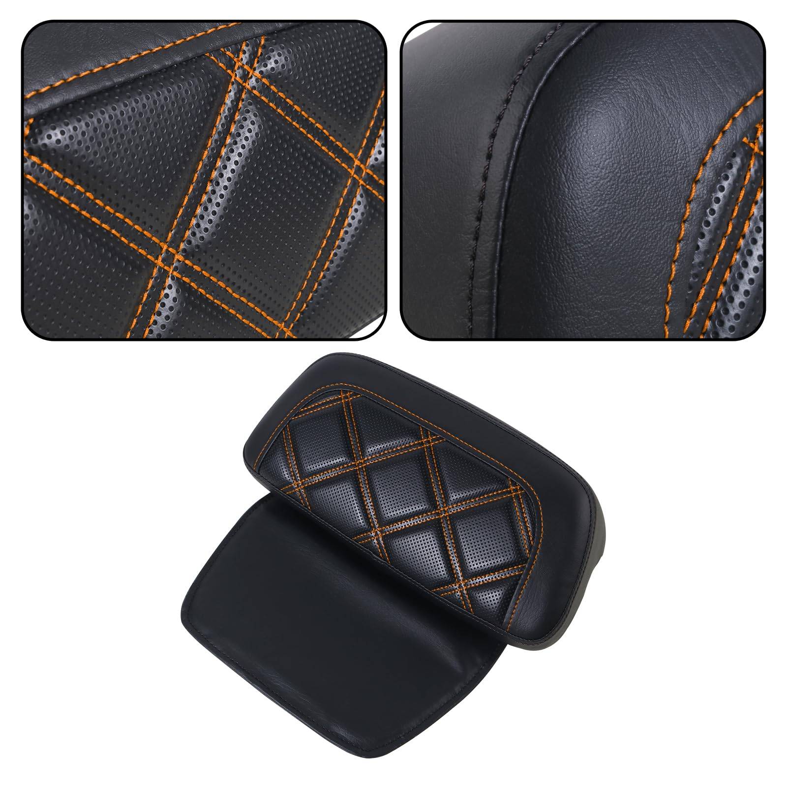 Stitching backrest cushion pad for Harley Davidson Glide Road King Touring0