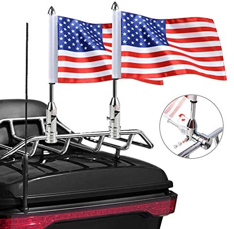 Introducing the New 2Pack Motorcycle Flag Pole Mount for Harley Davidson Enthusiasts