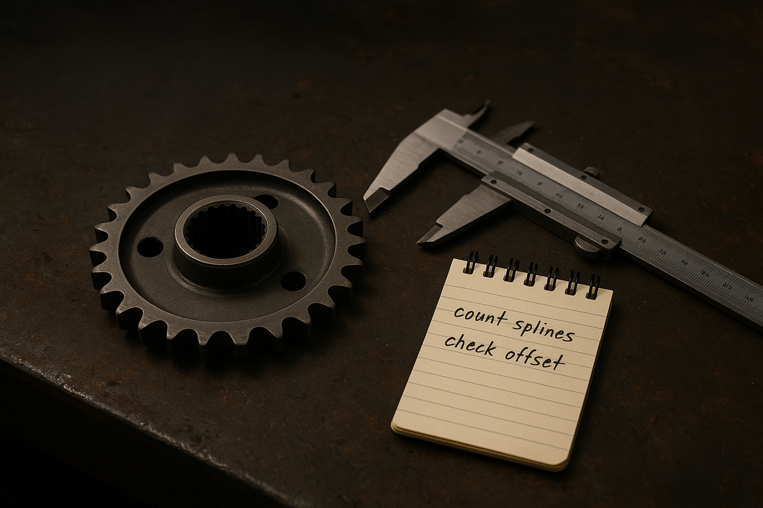 Harley 4-Speed Trans Sprocket Differences (Splines, Offset, Fit)