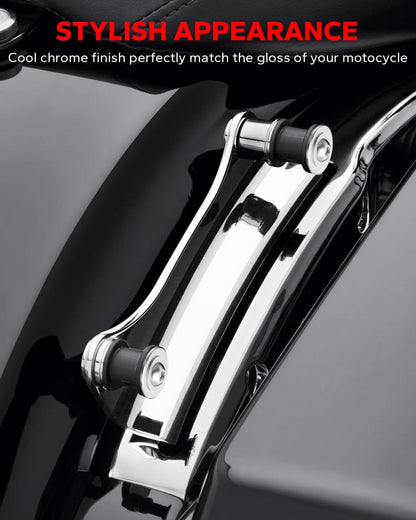 4-Point Detachable Rear Docking Hardware Kit – Chrome Finish – Fits 2014–2018 Harley Touring Models