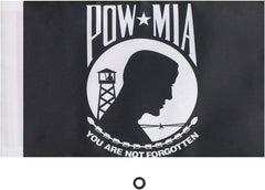 Harley Davidson motorcycles with 2Pack Pow Mia flags, showcasing the 'You Are Not Forgotten' message on a 6x9'' flagpole4