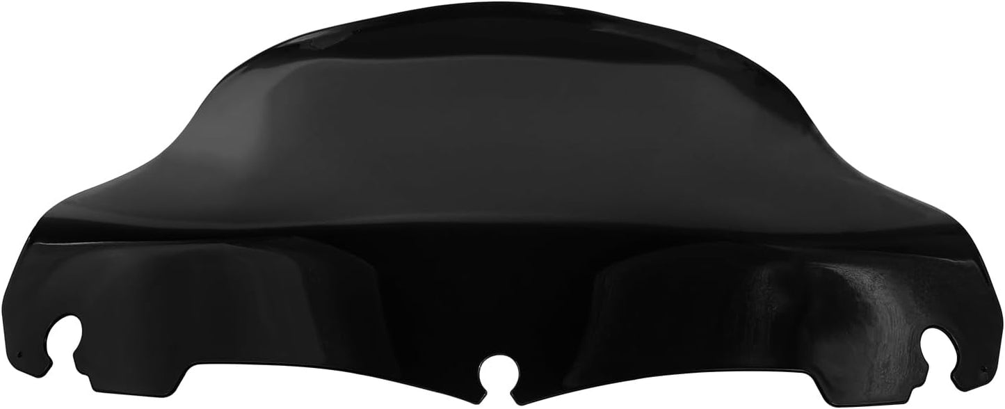 9" Black Wave Windshield for Harley Touring Street Glide & Electra Glide 2014–2022