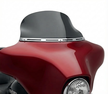 9" Black Wave Windshield for Harley Touring Street Glide & Electra Glide 2014–2022