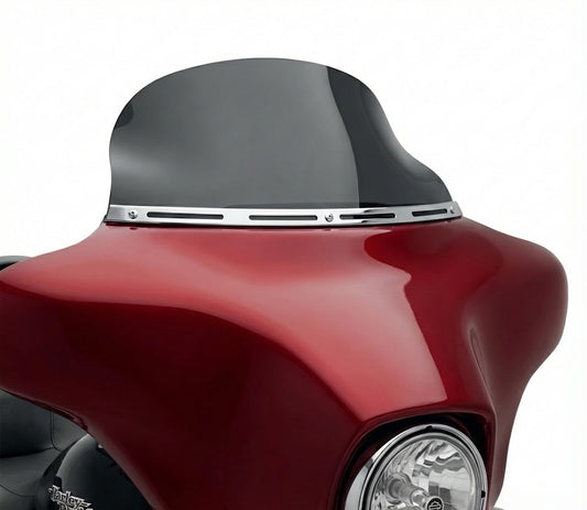 9" Black Wave Windshield for Harley Touring Street Glide & Electra Glide 2014–2022