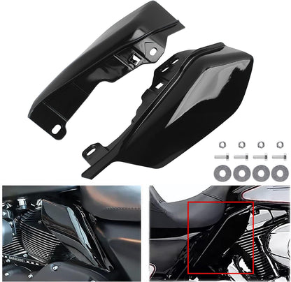 Mid-Frame Air Deflectors & Heat Shields for Harley Touring (2009–2024)