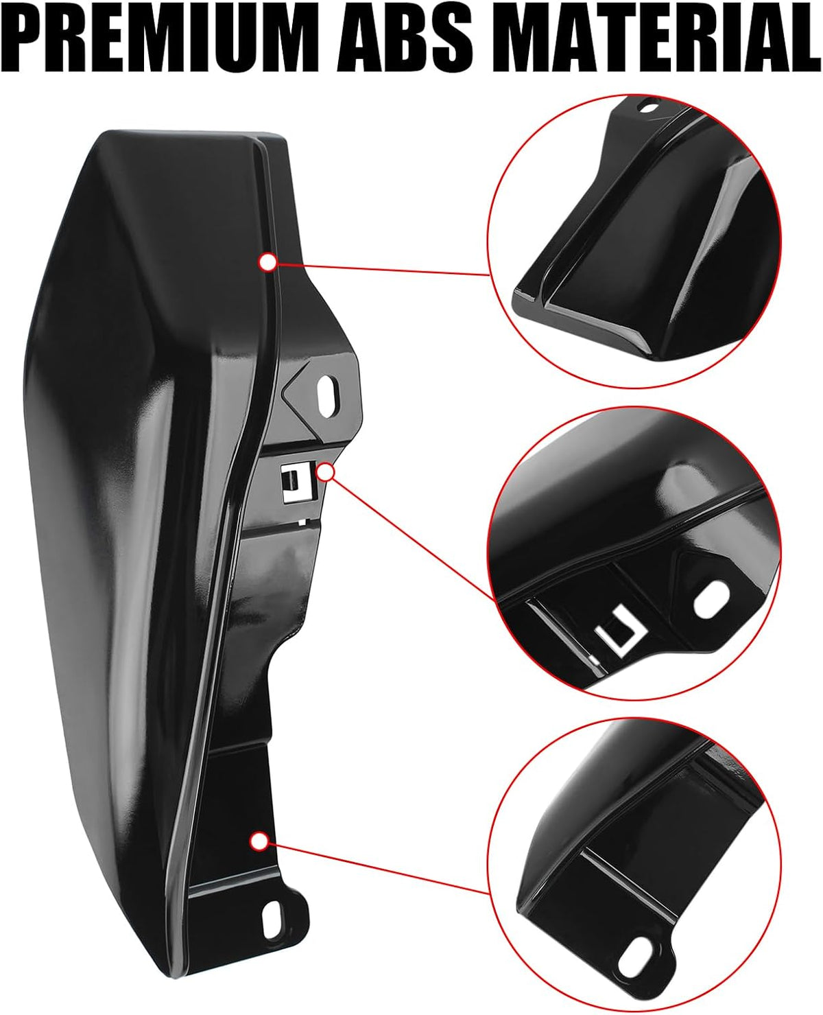 Mid-Frame Air Deflectors & Heat Shields for Harley Touring (2009–2024)