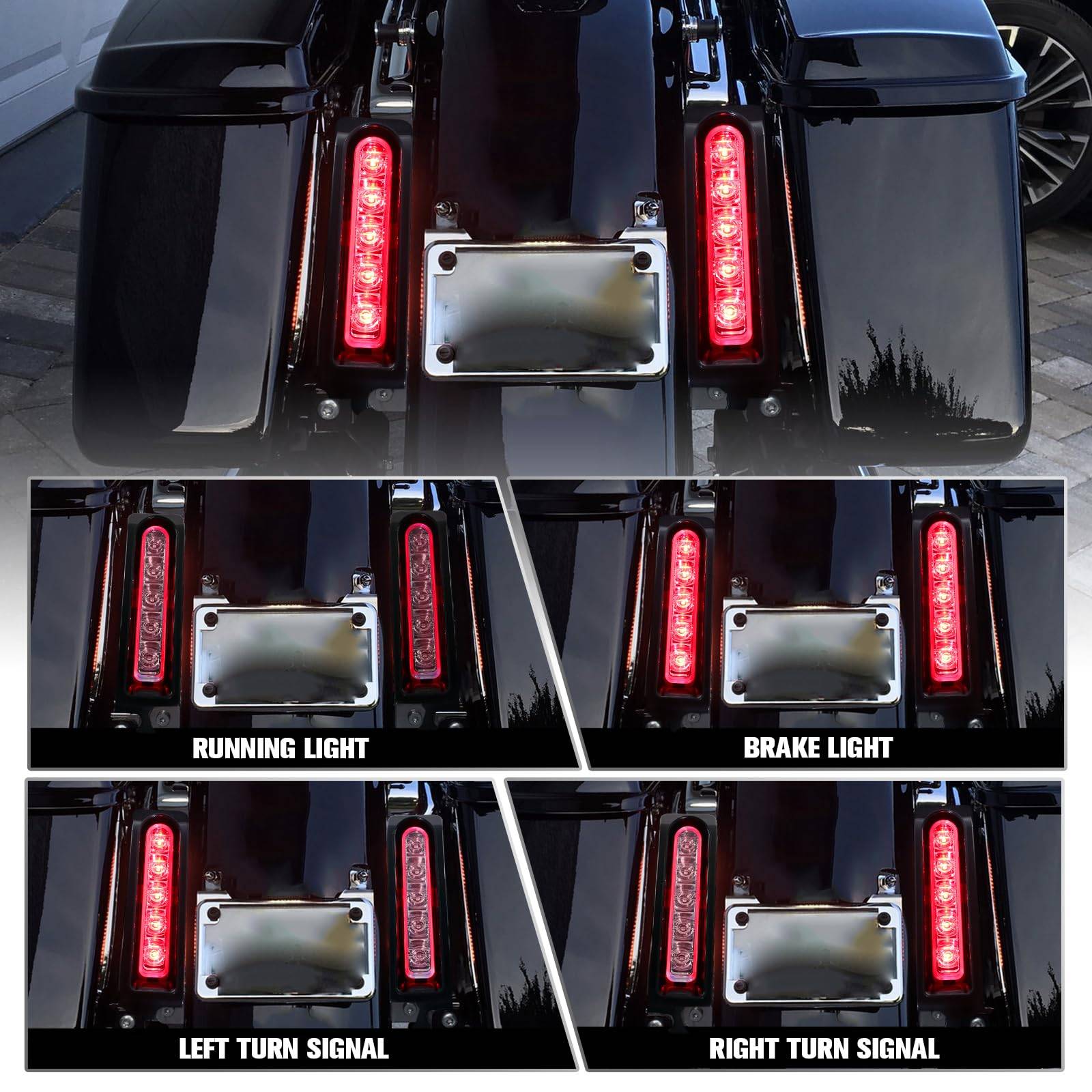 Harley Road King LED Turn Signals 2014-2023 | High-Visibility Motorcycle Indicators