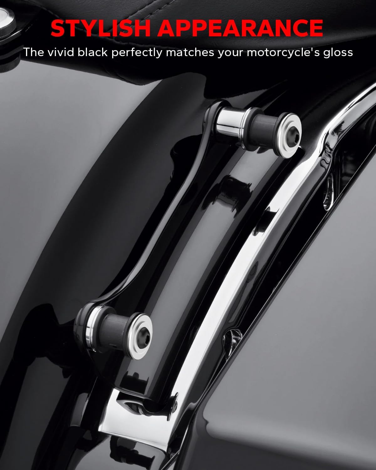 MFK™ Chrome 4-Point Docking Hardware Kit for Harley Touring (2014–2018)