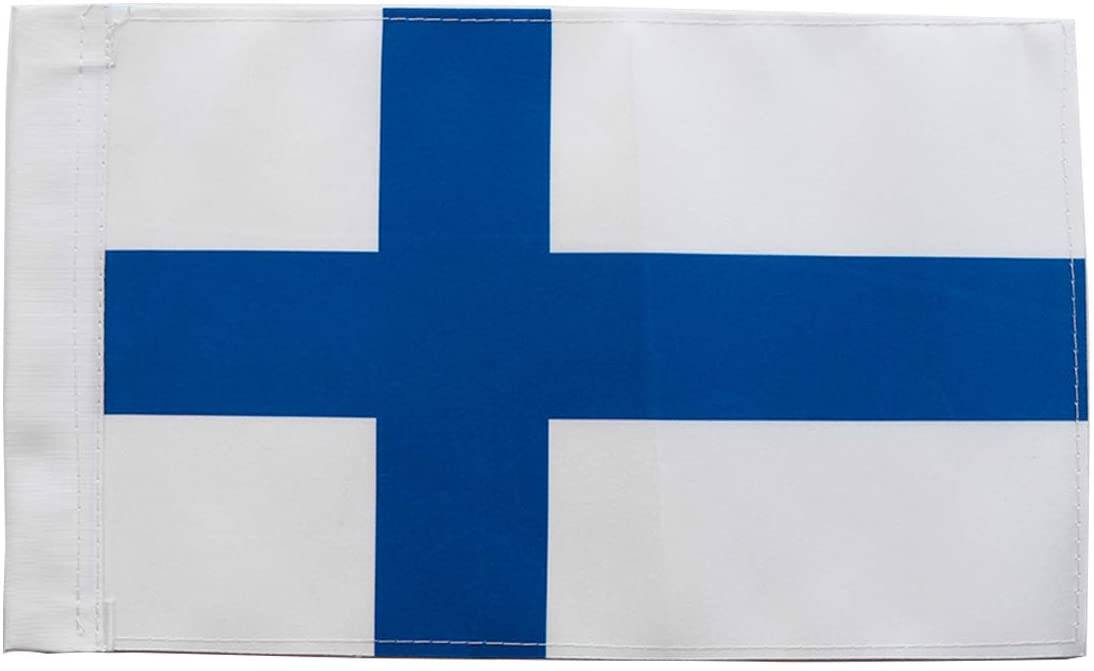 Finland Motor Flag 6 x 9 Inch, Fit Flag Mount Pole