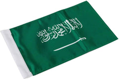 Saudi Arabia Motor Flag 6 x 9 inch suitable for flag mount pole0