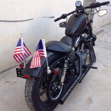 2Pack Motorcycle Flag Pole Mount For Harley Davidson