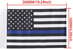 Blue Black Motorcycle Flag 6 x 9 Inch, Flag For Motorcycle HD