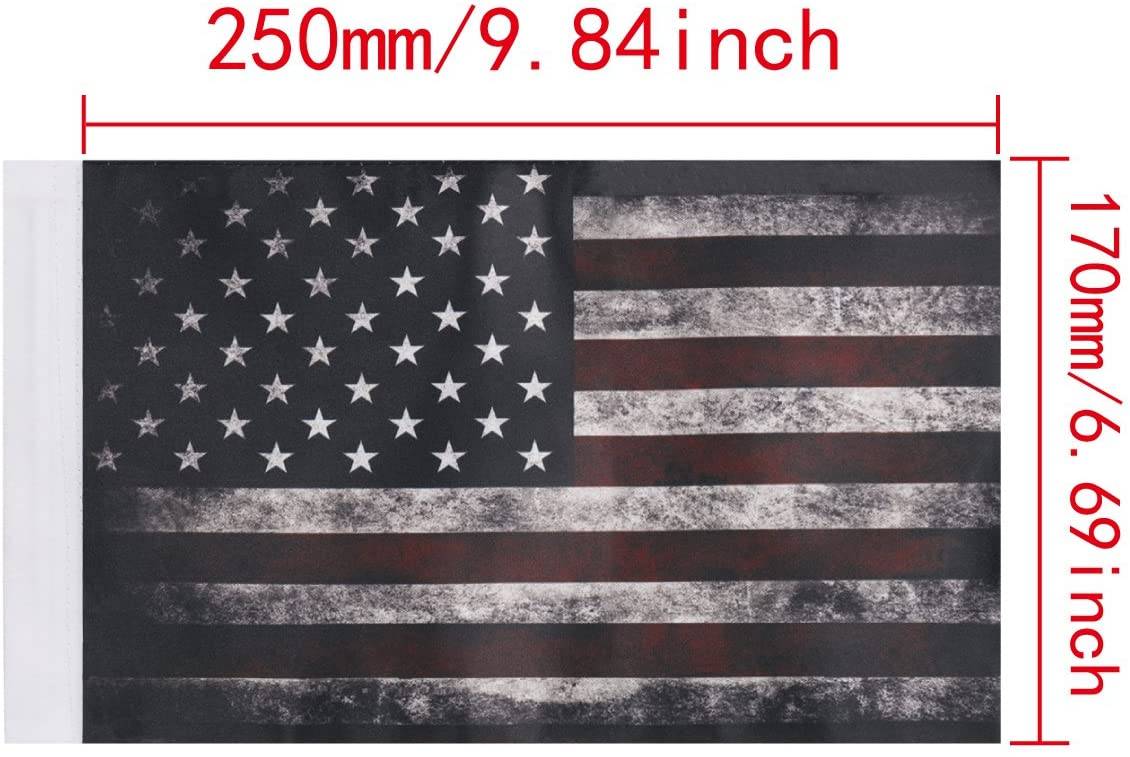 Motorcycle Flags 6 x 9 Inch, Fit HD Mount Pole